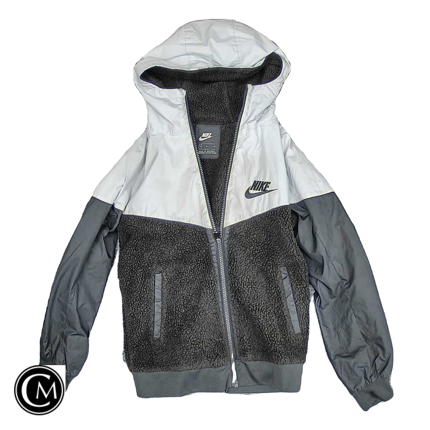 Jacket Other By Nike Apparel In Black & Grey, Size: M image 1