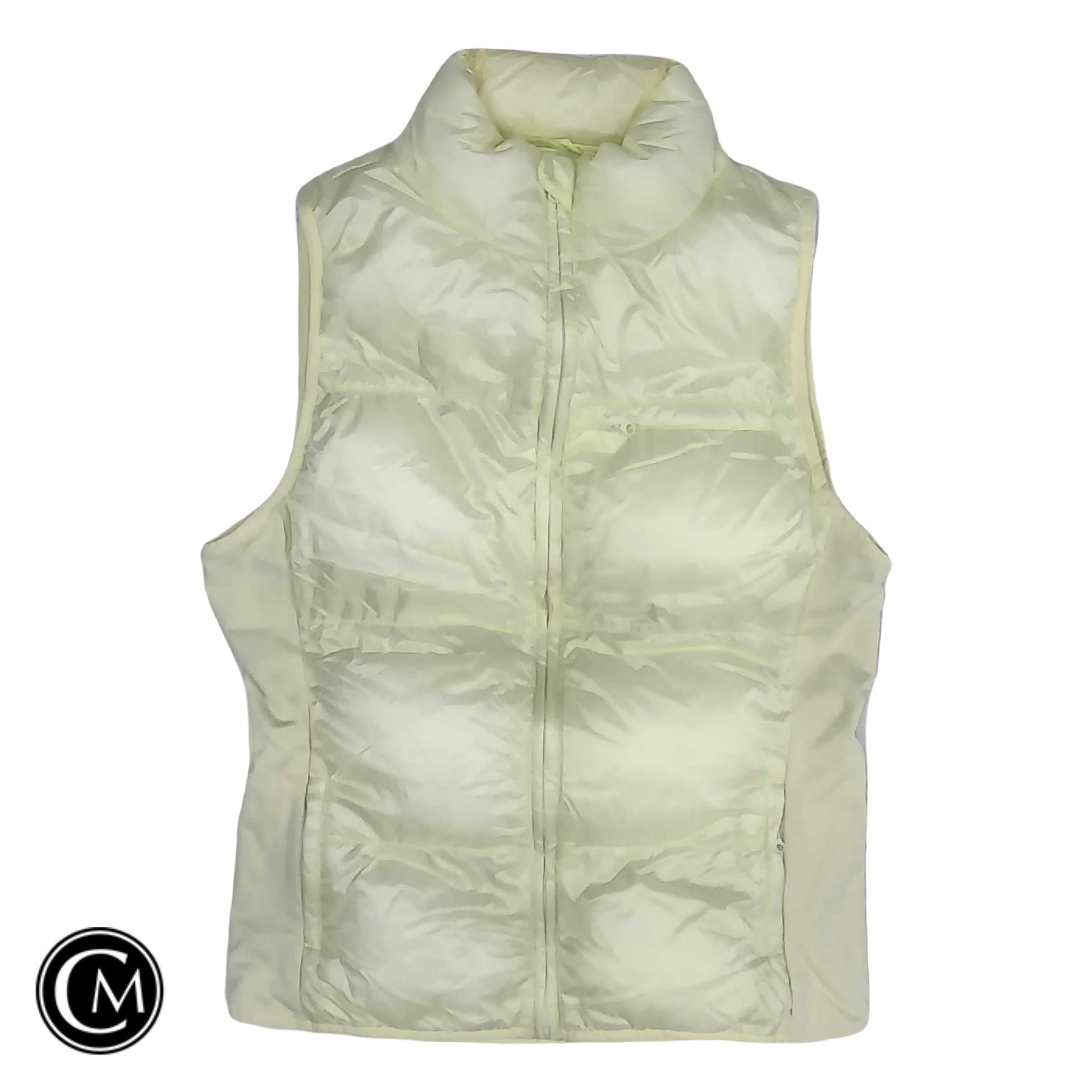 Vest Puffer & Quilted By Fabletics In Yellow, Size: M image 1