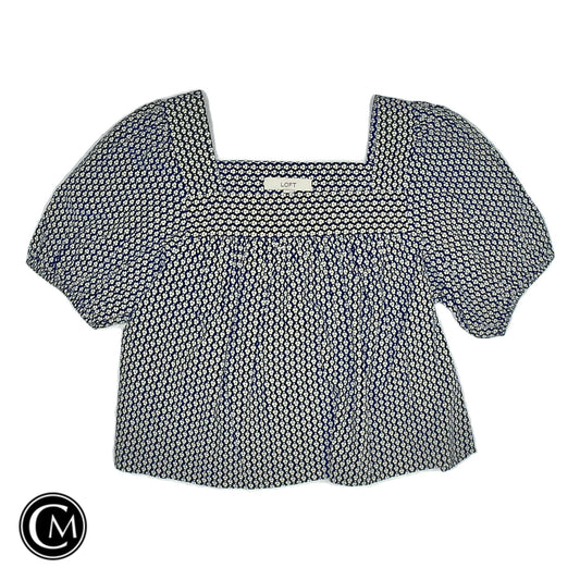 Top Ss By Loft In Blue & White, Size: S image 1