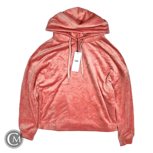 Sweatshirt Hoodie By Ugg In Coral, Size: L image 1
