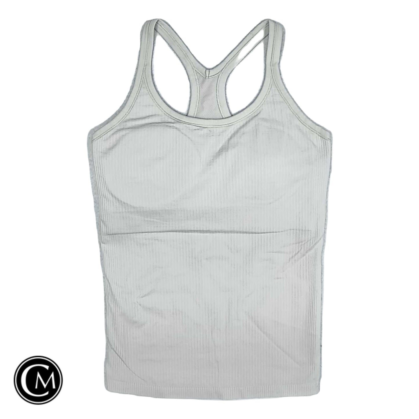 Athletic Tank Top By Lululemon In Cream, Size: 8 image 1