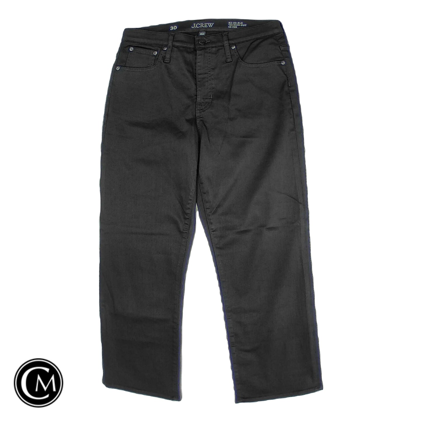 Jeans Cropped By J. Crew In Black, Size: 10 image 1