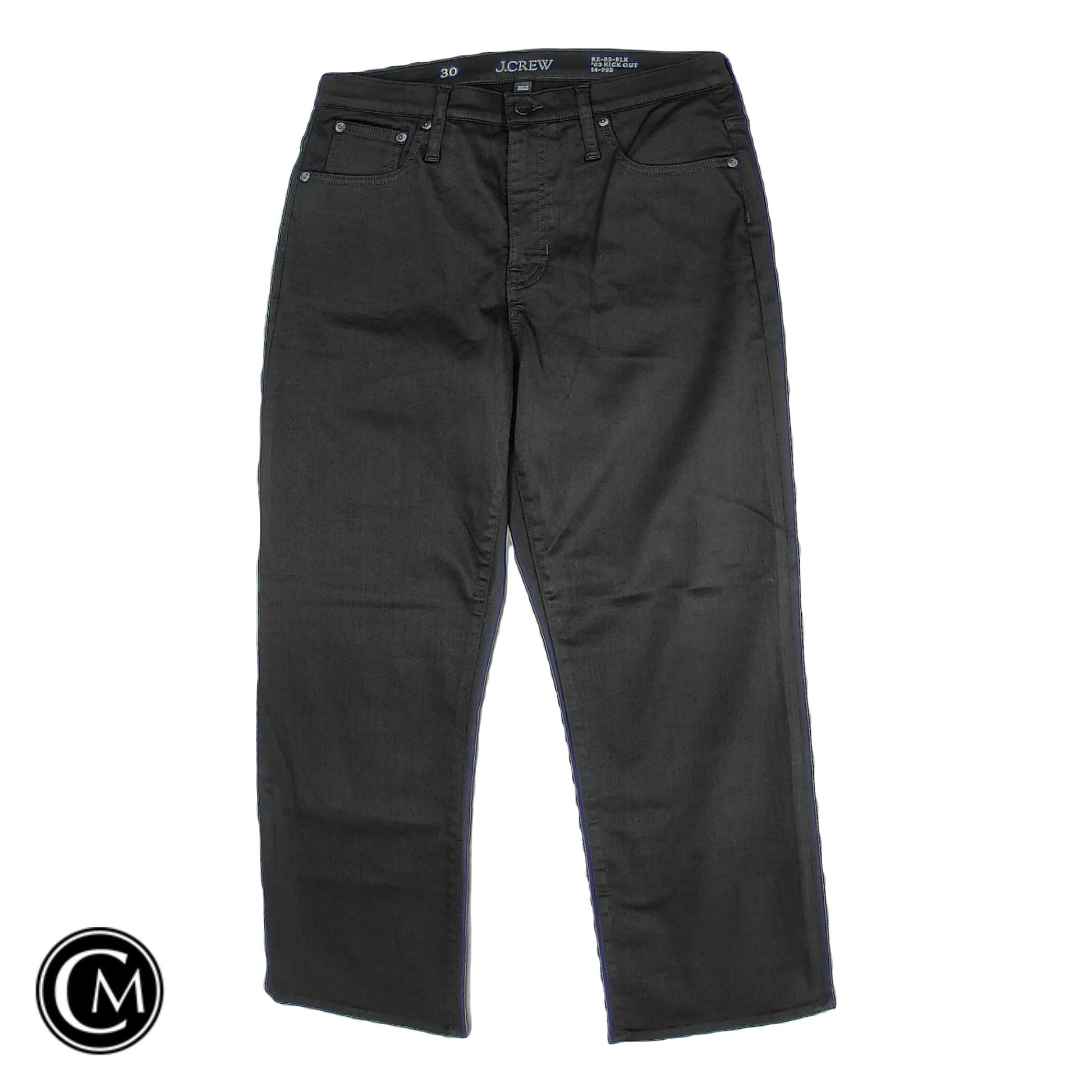 Jeans Cropped By J. Crew In Black, Size: 10 image 1