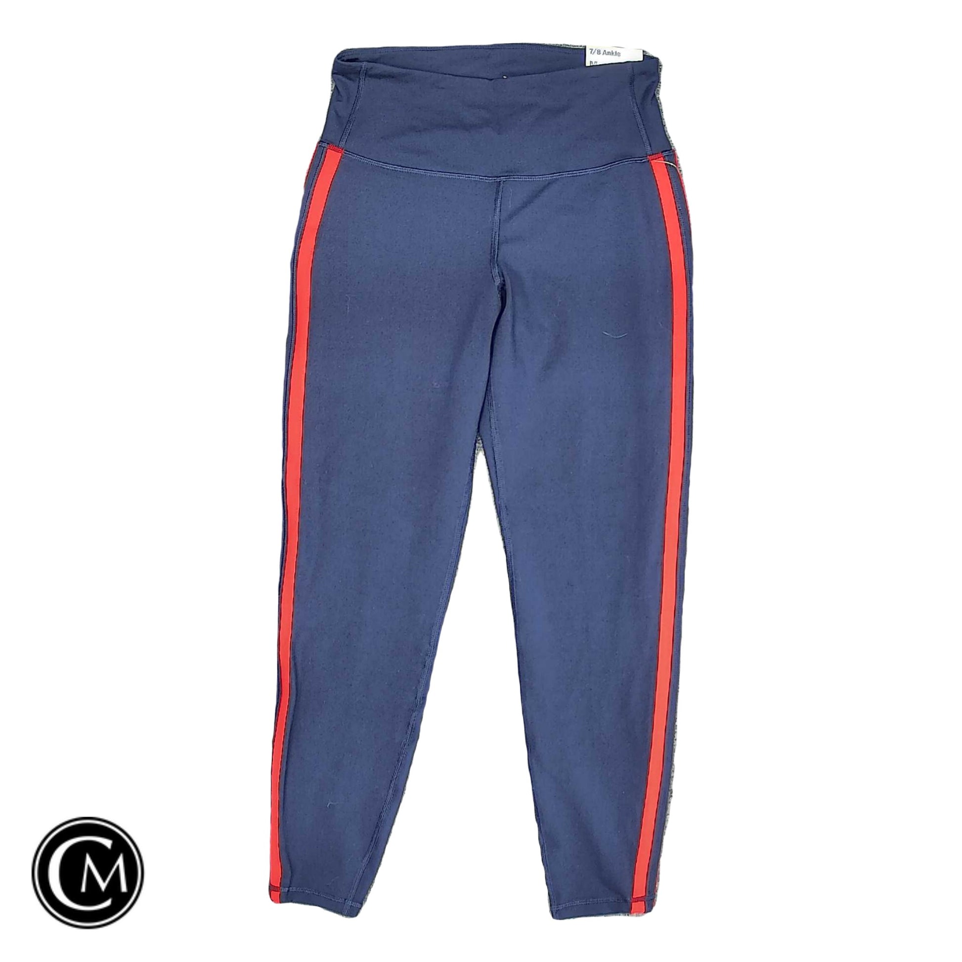 Athletic Leggings By Old Navy In Blue & Red, Size: M image 1