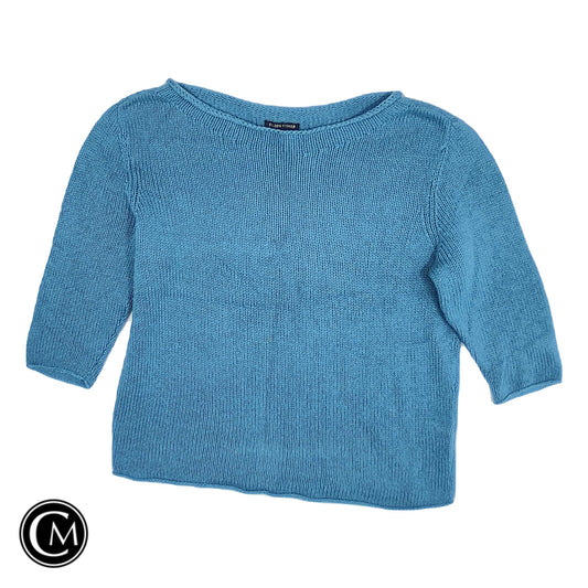 Sweater By Eileen Fisher In Blue, Size: L image 1