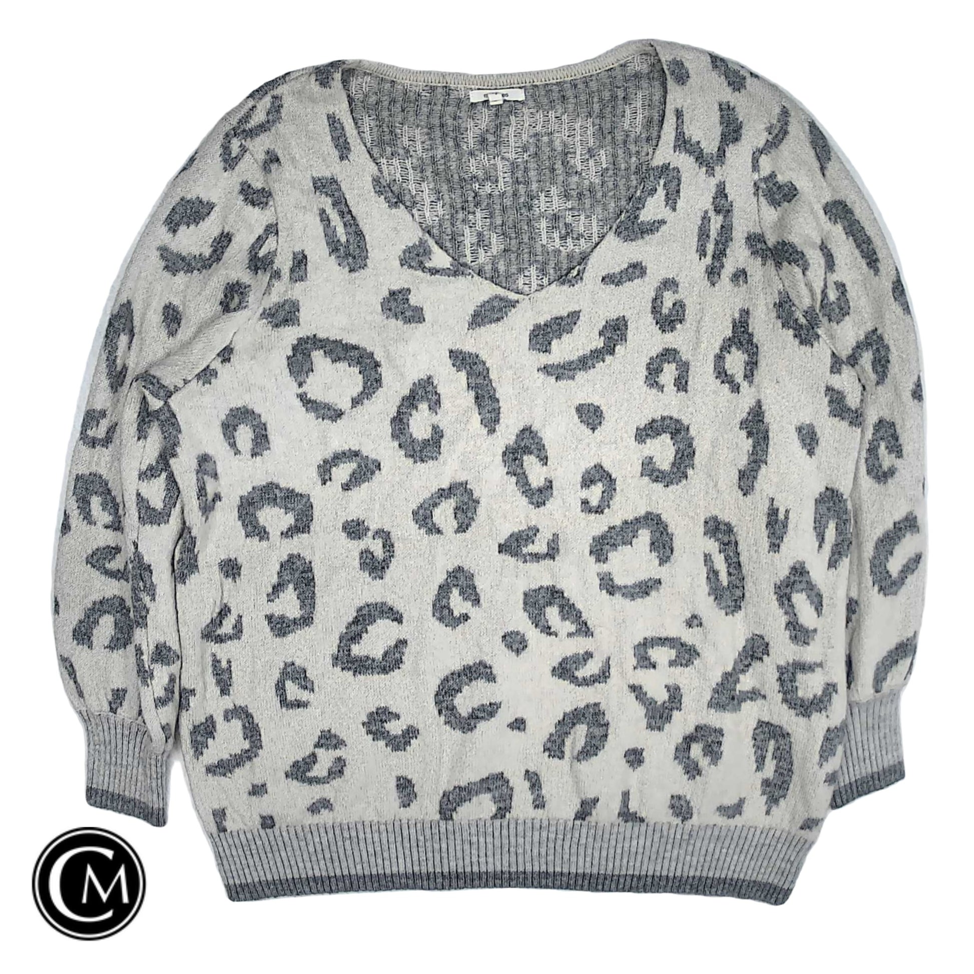 Sweater By Maurices In Leopard Print, Size: 2x image 1