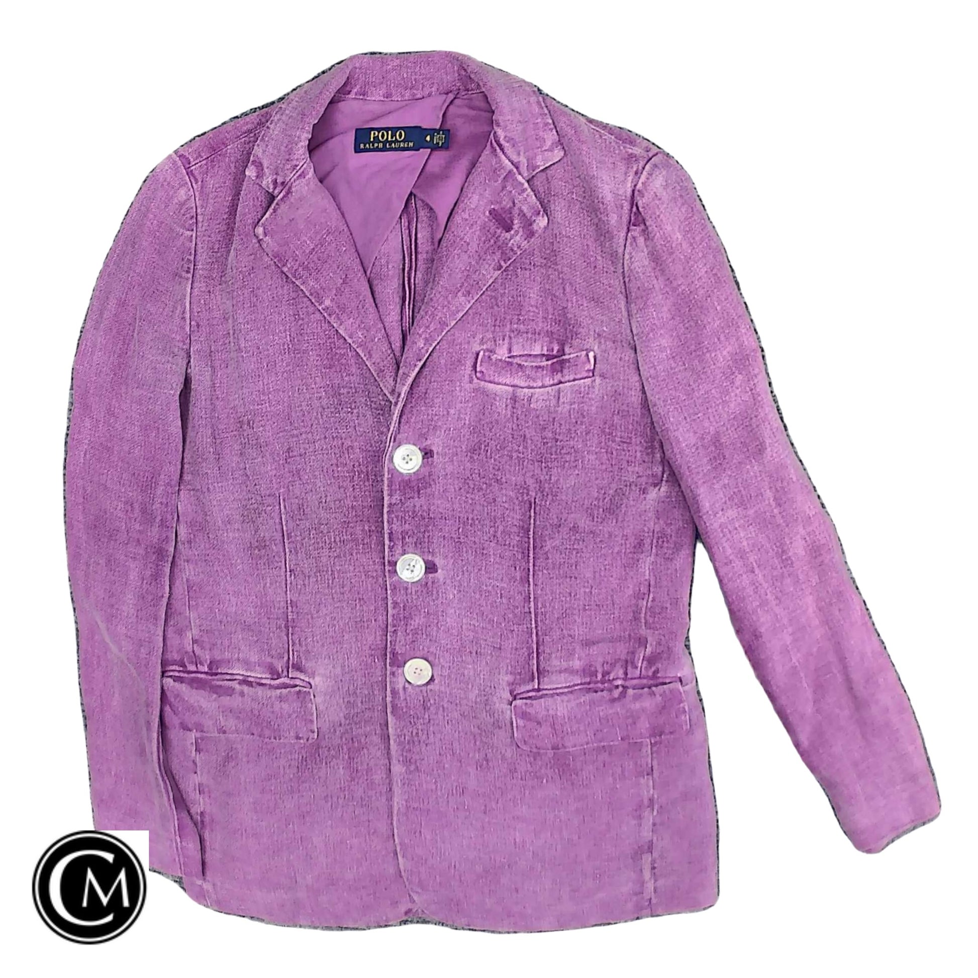 Blazer By Polo Ralph Lauren In Purple, Size: 4 image 1