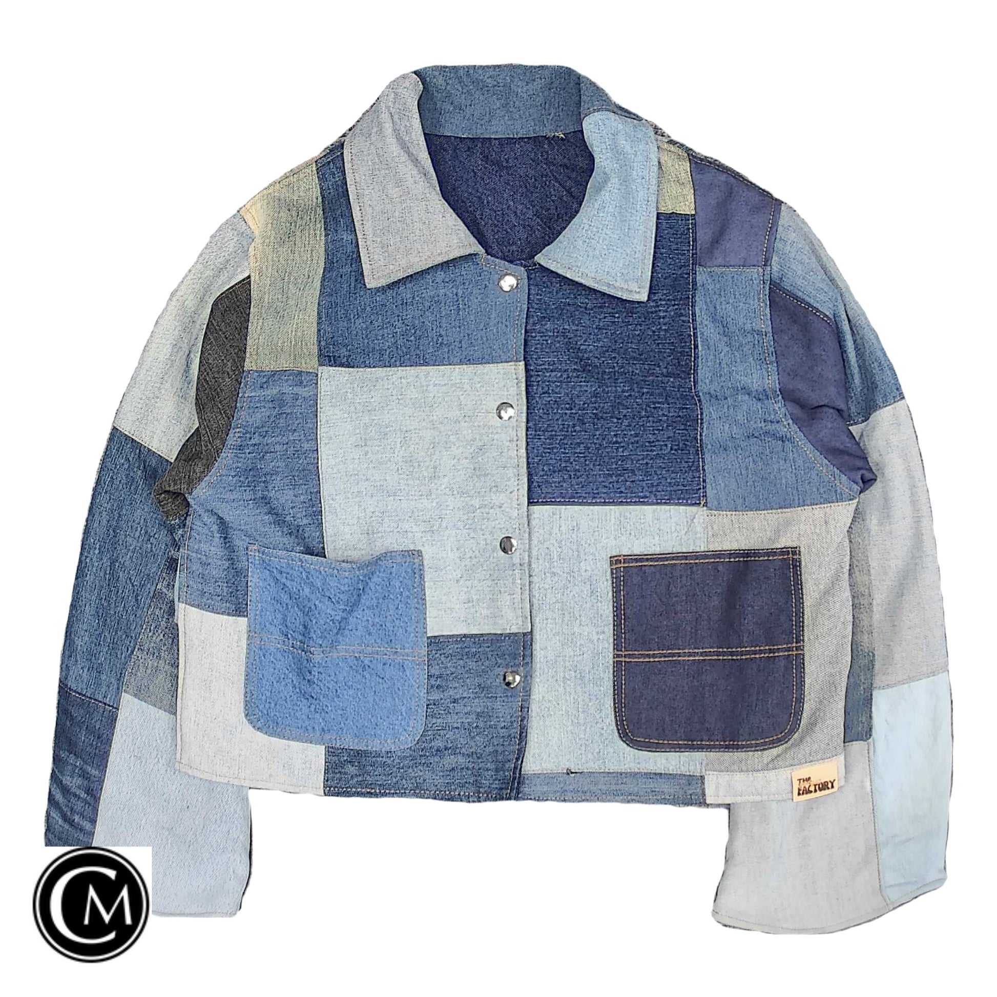 Jacket Denim By Cmc In Blue Denim, Size: S image 1