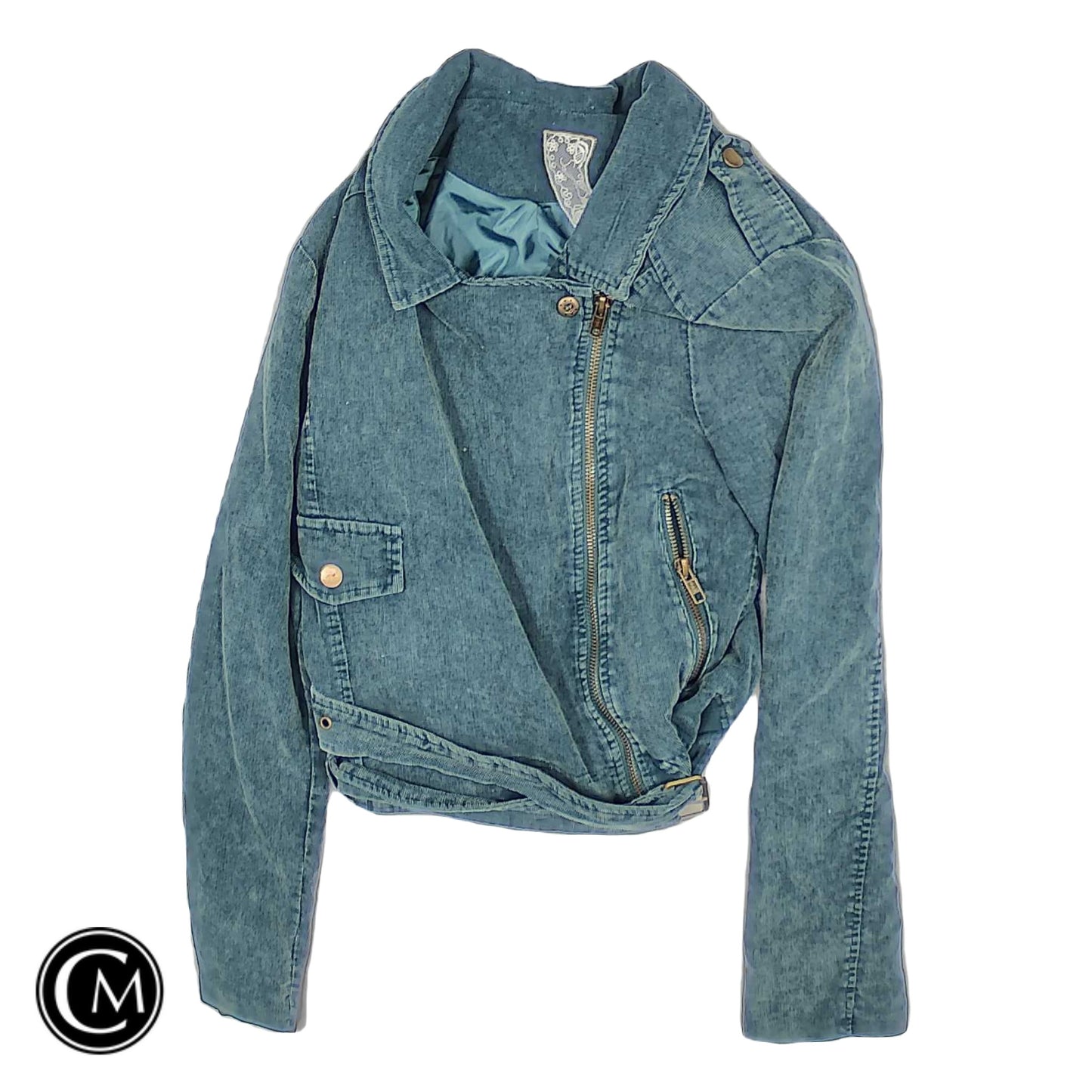 Jacket Other By American Threads In Teal, Size: S image 1