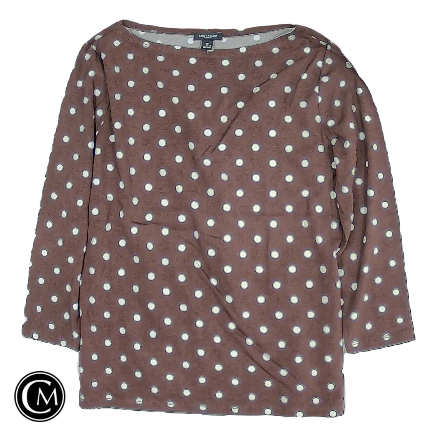 Top Ls By Ann Taylor In Polkadot Pattern, Size: Xs image 1