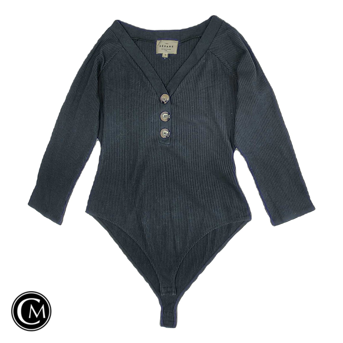 Bodysuit By Sezane In Black, Size: L image 1