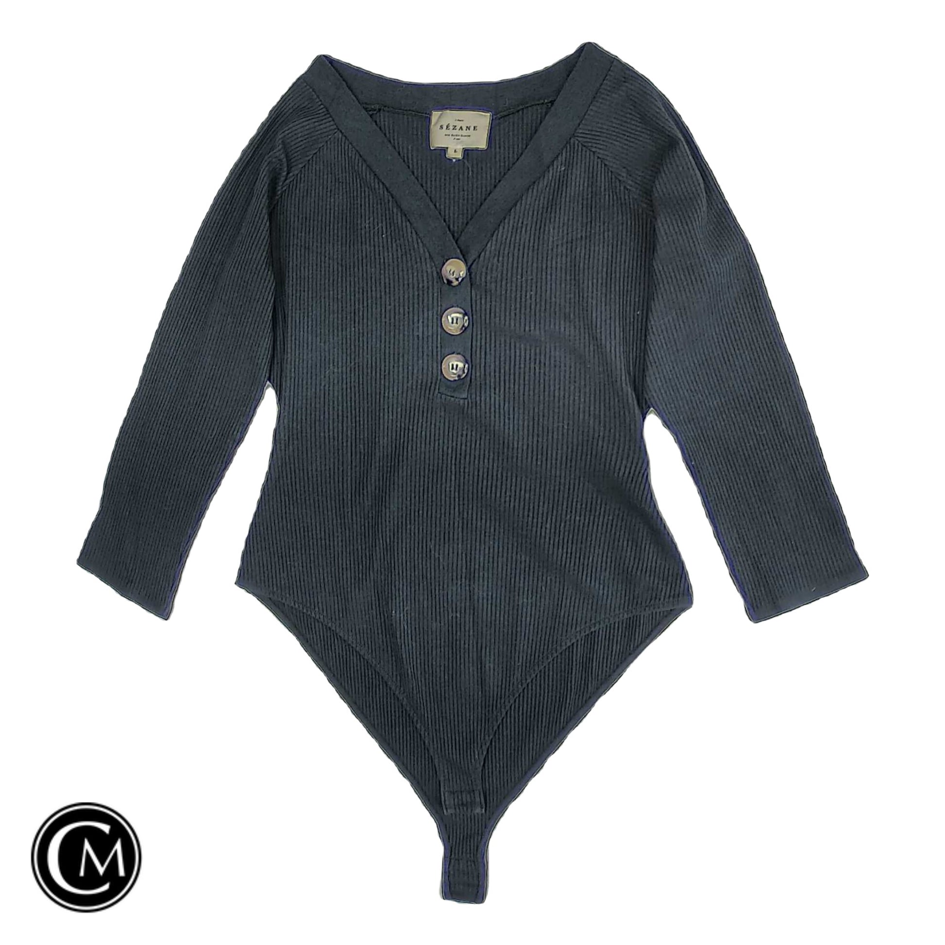 Bodysuit By Sezane In Black, Size: L image 1