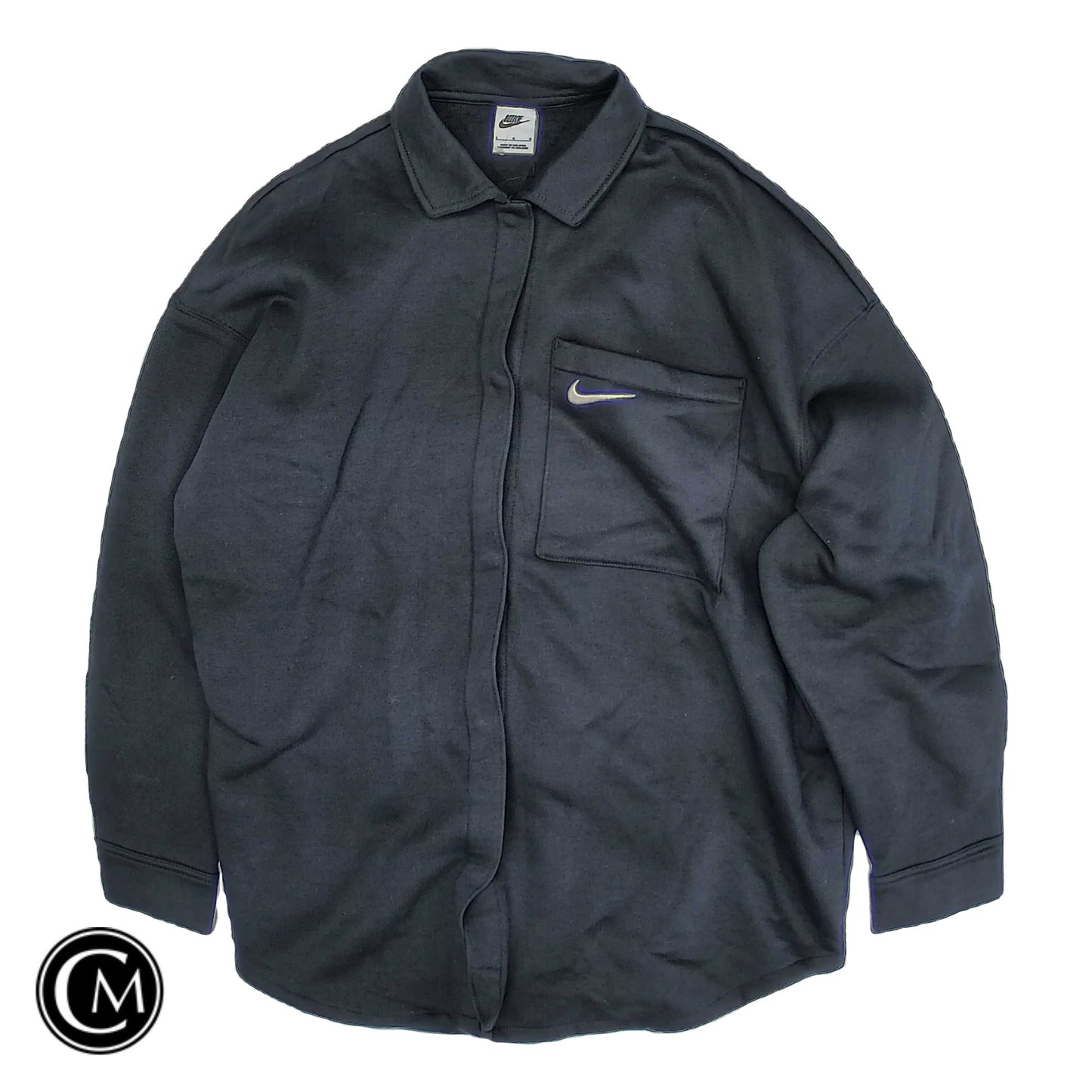 Jacket Shirt By Nike Apparel In Black, Size: L image 1