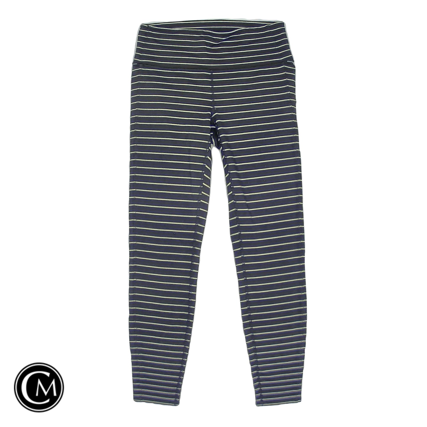 Athletic Leggings By Athleta In Black & White, Size: M image 1