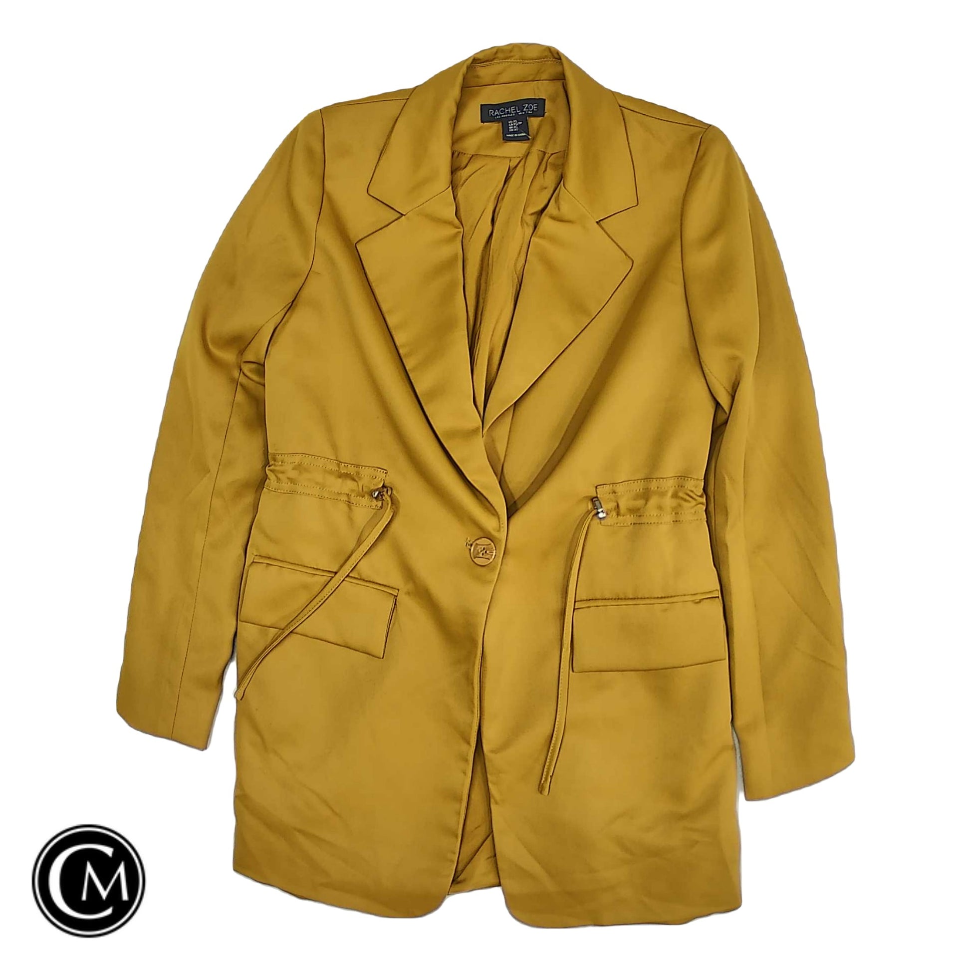 Blazer By Rachel Zoe In Yellow, Size: Xs image 1
