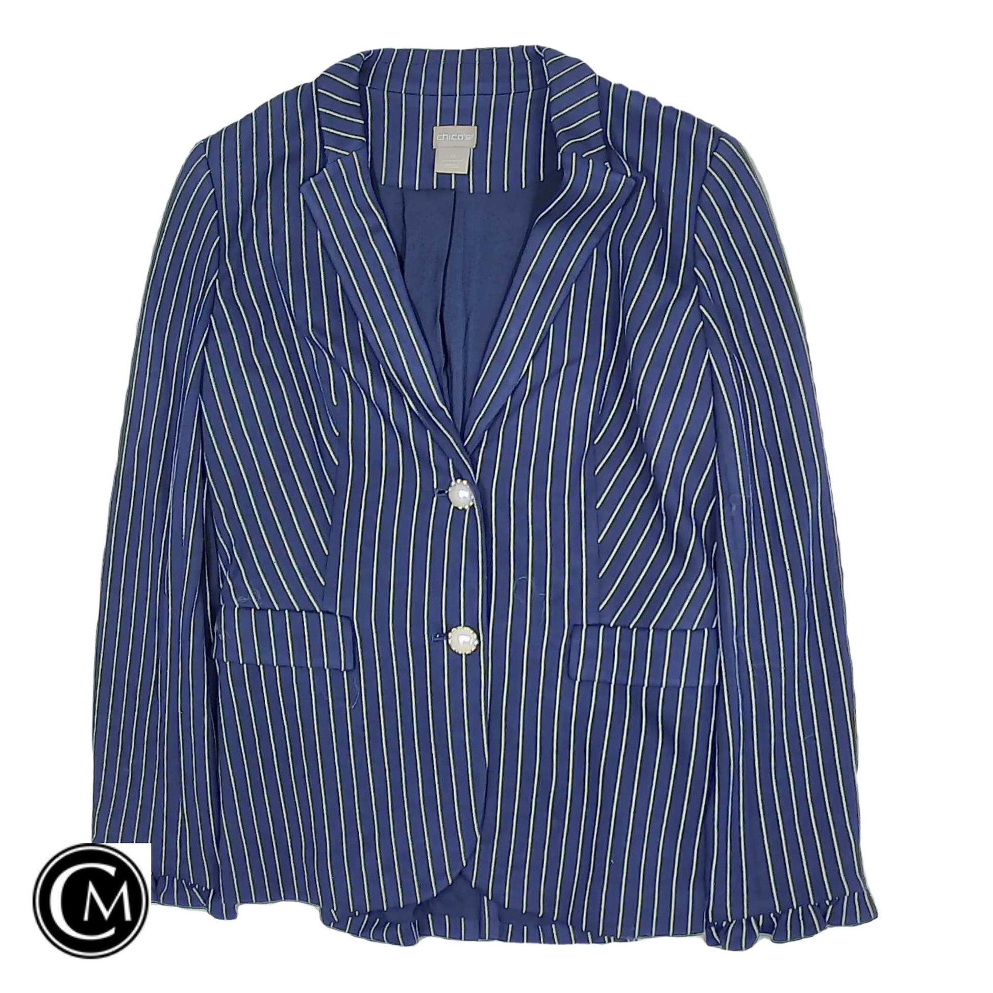 Blazer By Chicos In Navy, Size: S image 1