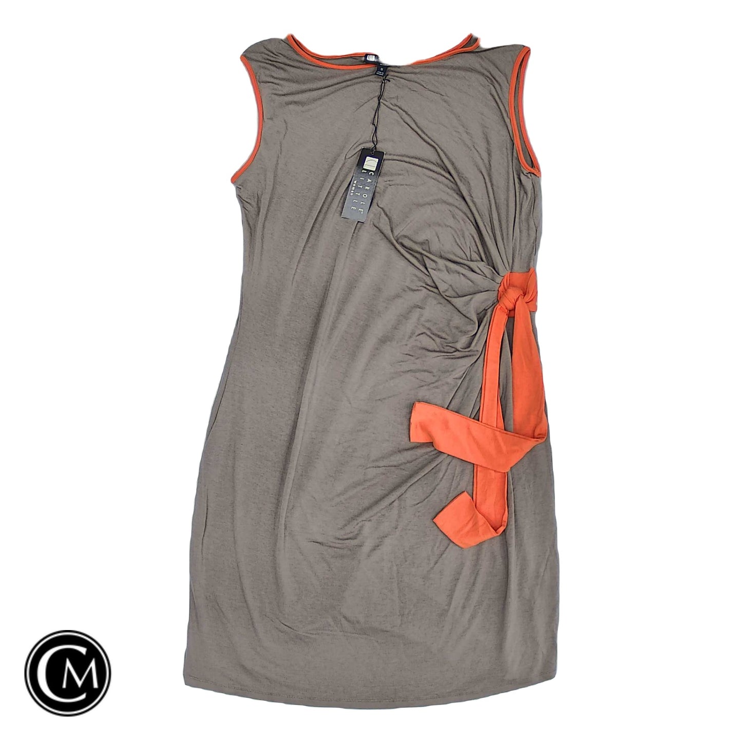 Dress Casual Short By Carole Little In Beige, Size: 1x image 1