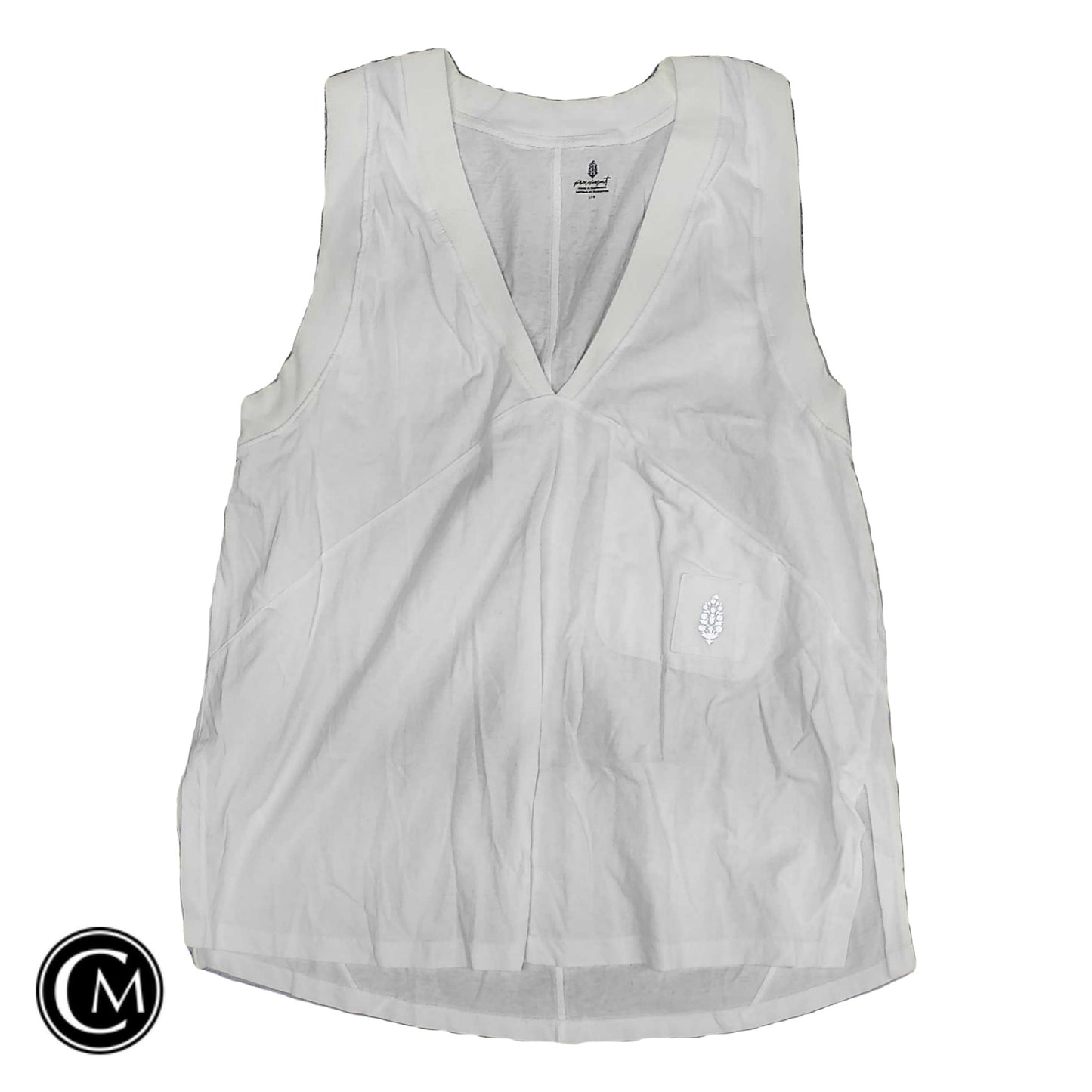 Athletic Tank Top By Free People In White, Size: L image 1