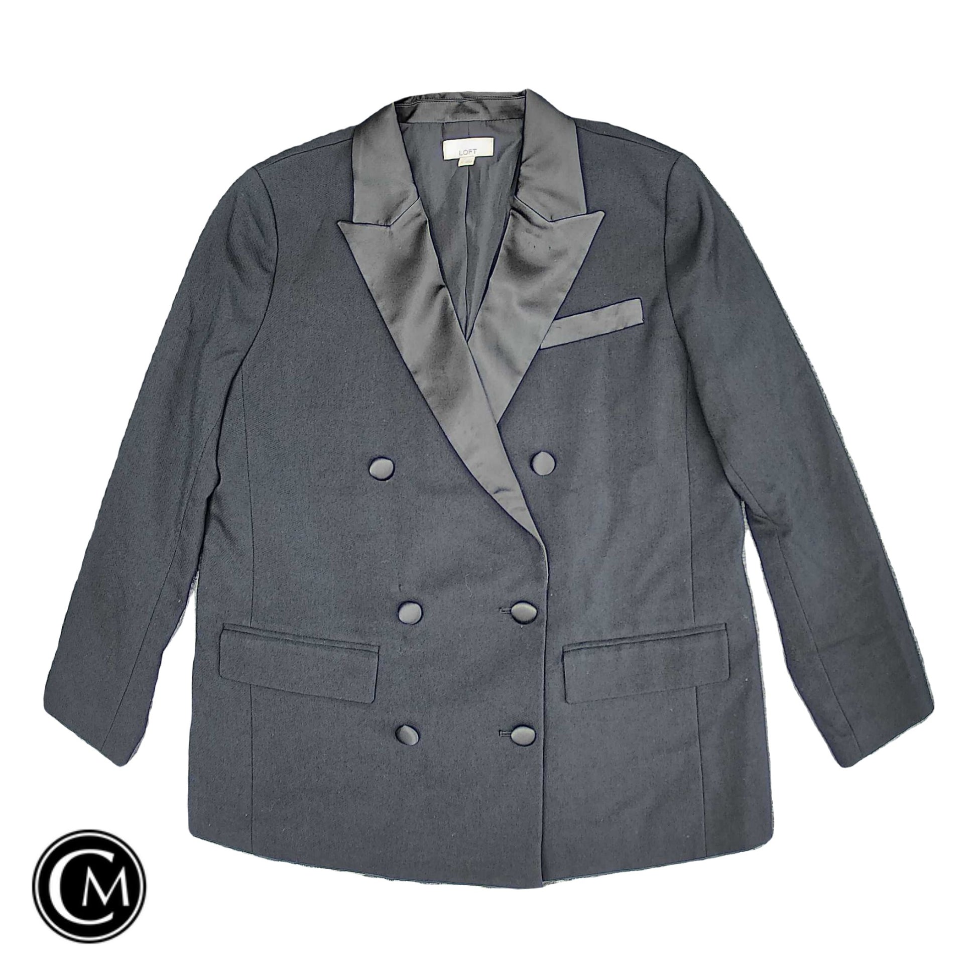 Blazer By Loft In Black, Size: 12 image 1