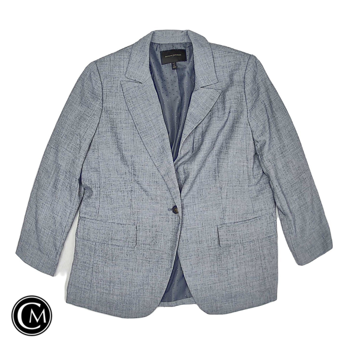 Blazer By Banana Republic In Blue, Size: 14p image 1