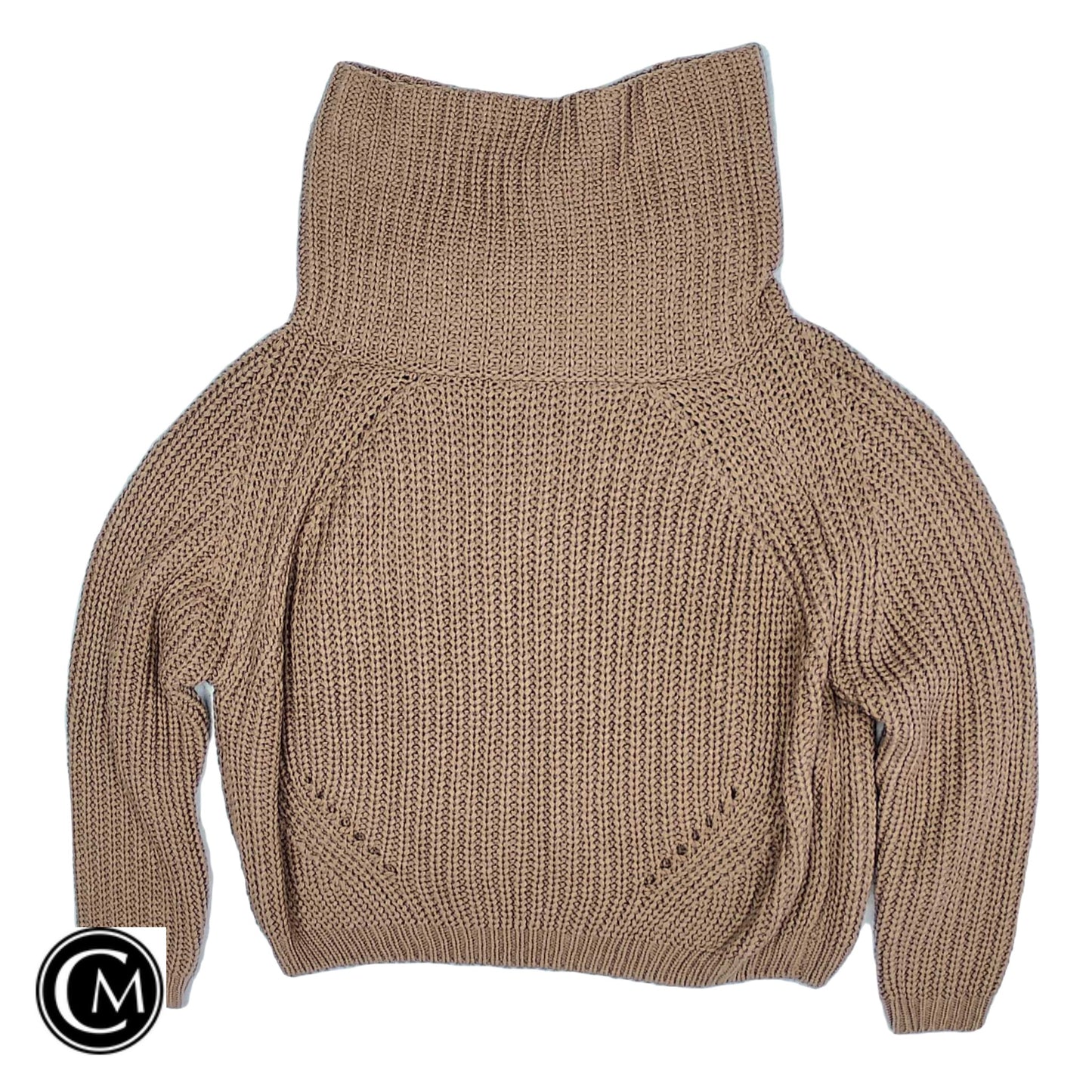 Sweater By Moon And Madison In Tan, Size: L image 1