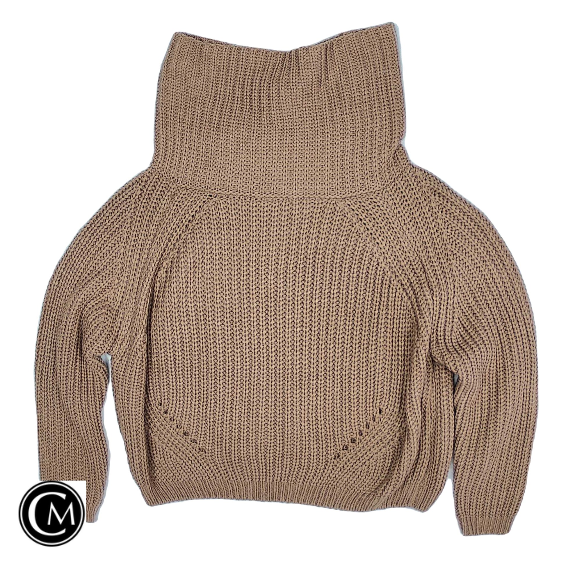 Sweater By Moon And Madison In Tan, Size: L image 1