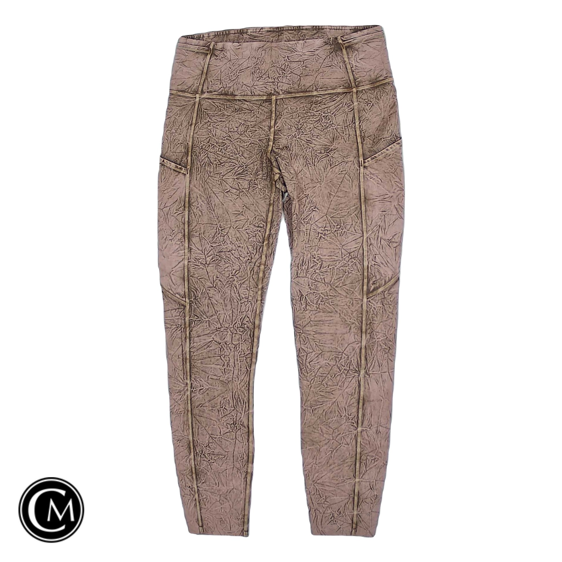 Athletic Leggings By Lululemon In Brown, Size: 8 image 1