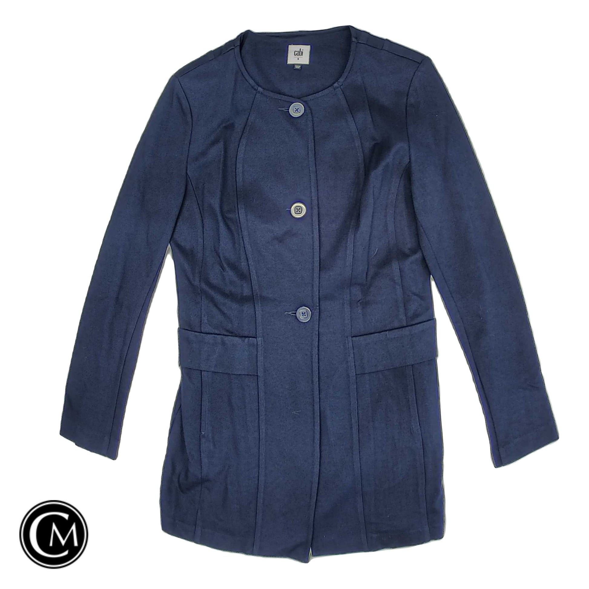 Coat Other By Cabi In Navy, Size: S image 1