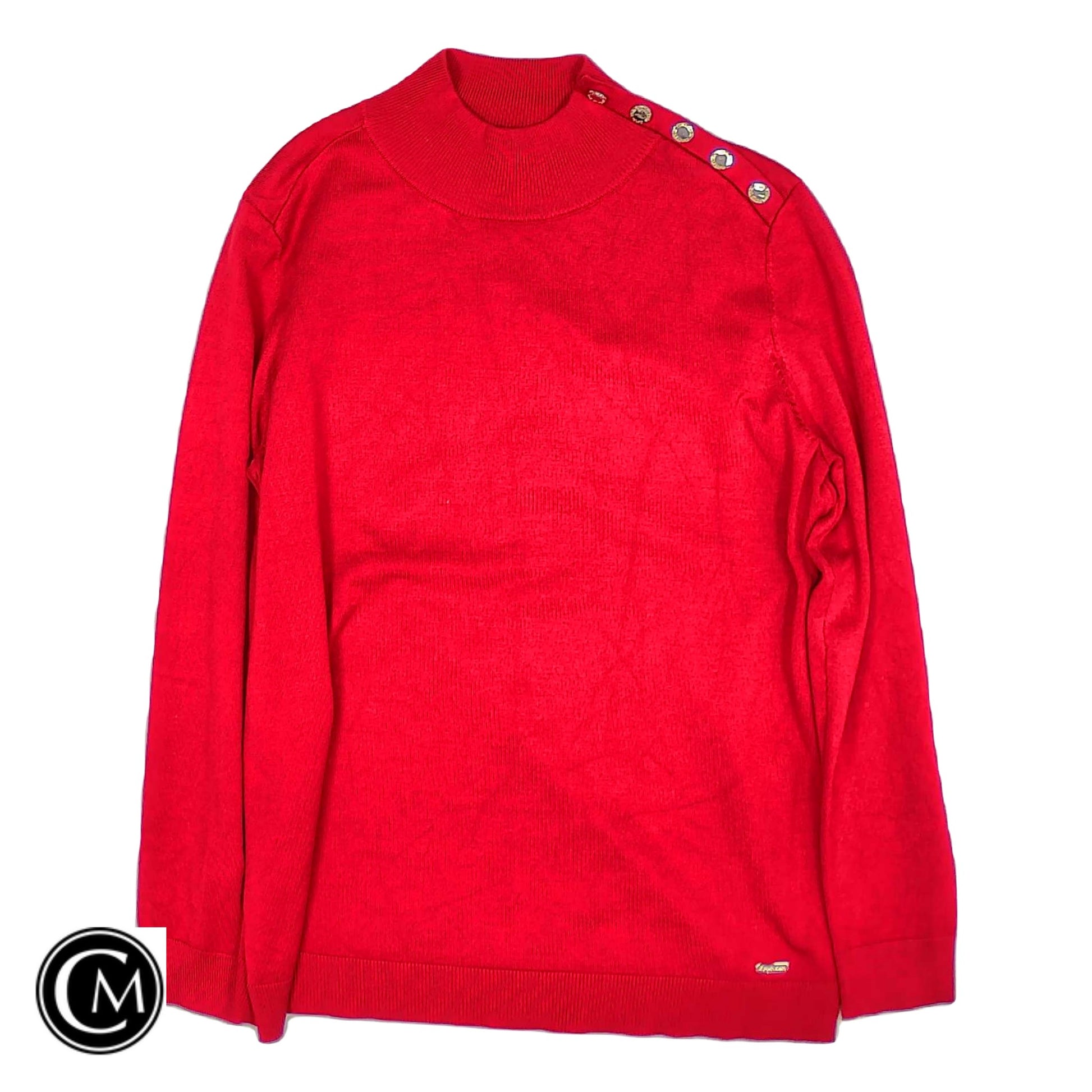 Sweater By Calvin Klein In Red, Size: M image 1