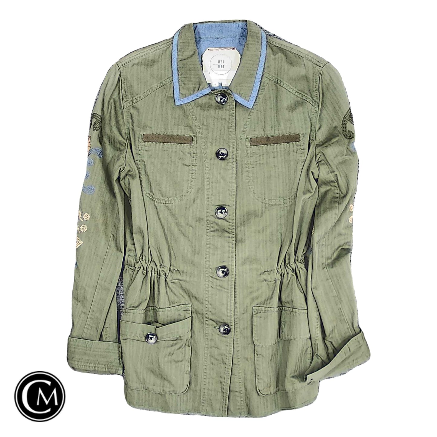 Jacket Utility By Anthropologie In Green, Size: S image 1