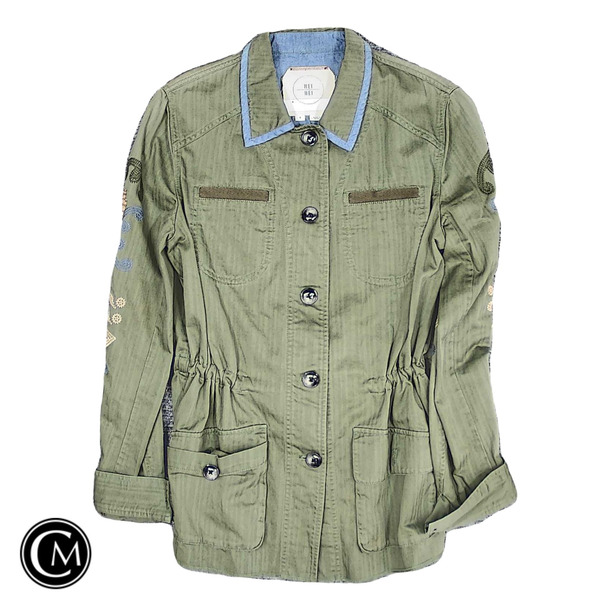 Jacket Utility By Anthropologie In Green, Size: S image 1
