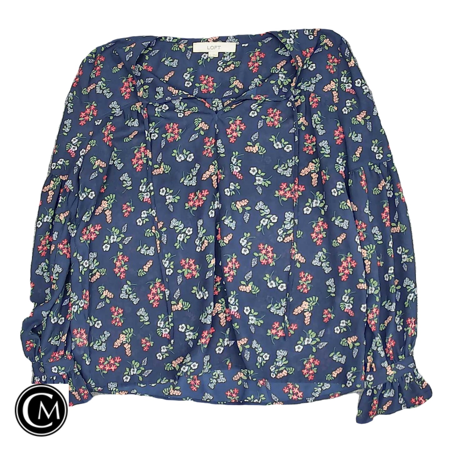 Top Ls By Loft In Navy, Size: Xs image 1