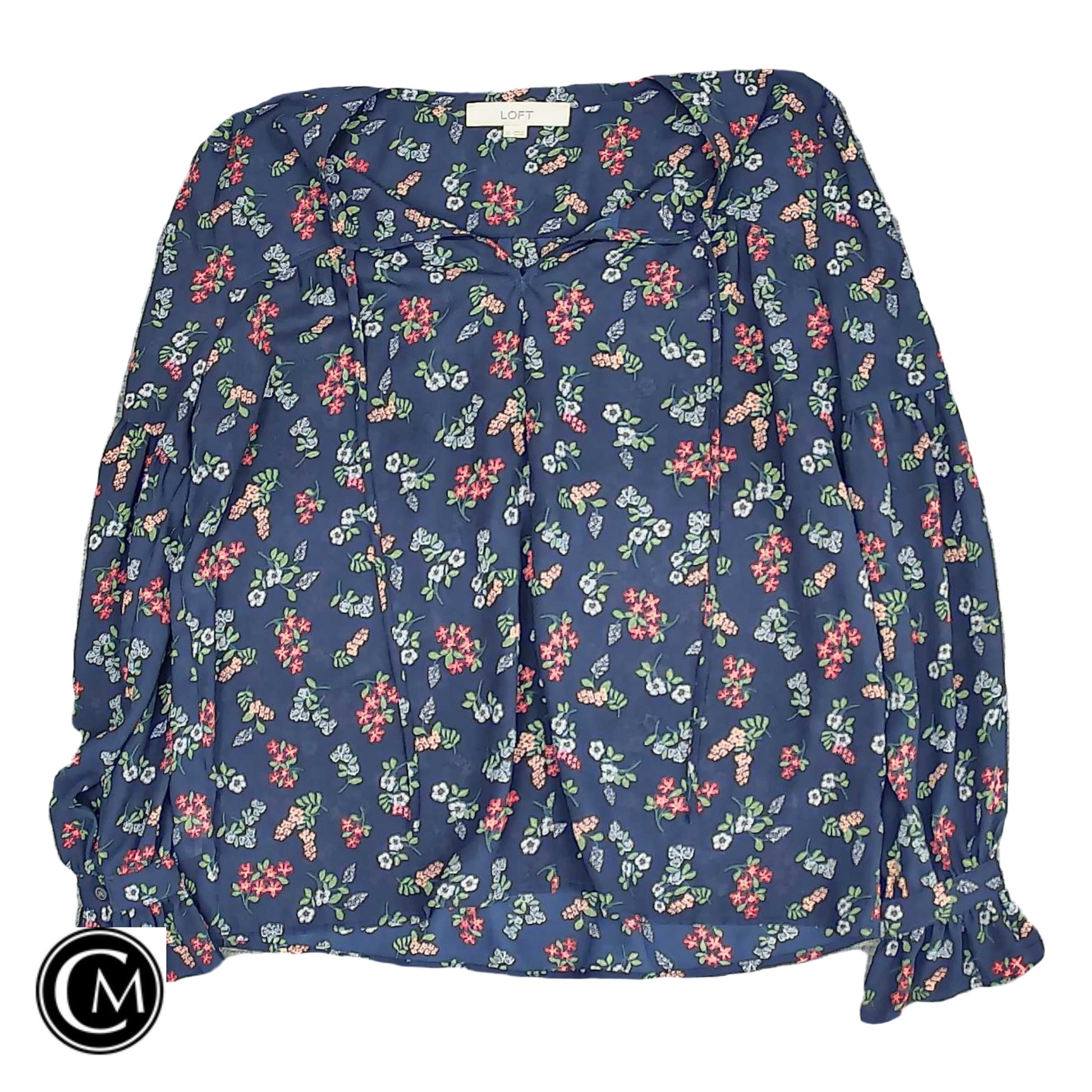 Top Ls By Loft In Navy, Size: Xs image 1