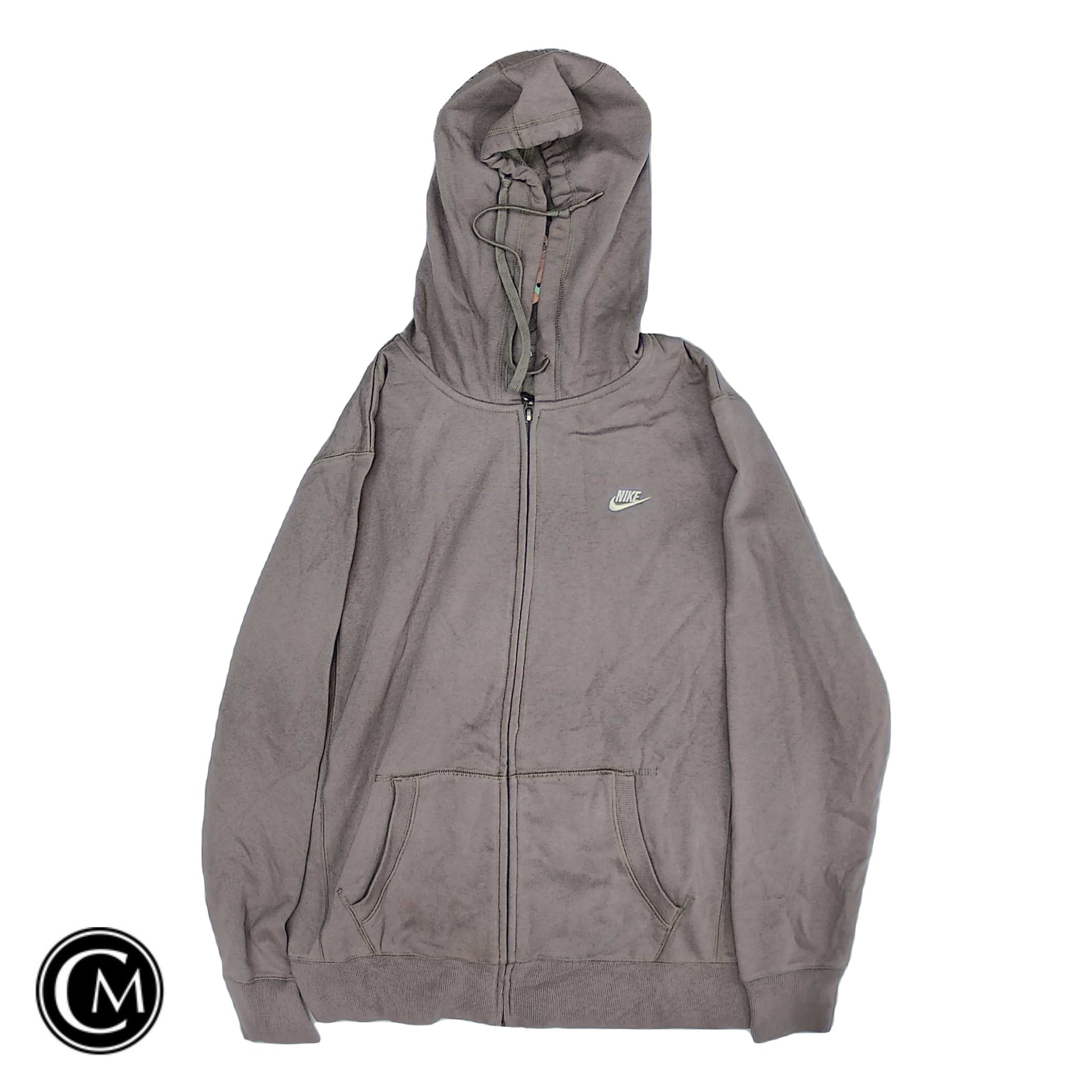 Sweatshirt Hoodie By Nike In Taupe, Size: Xl image 1