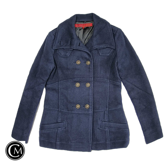 Coat Wool By Level 99 In Navy, Size: S image 1