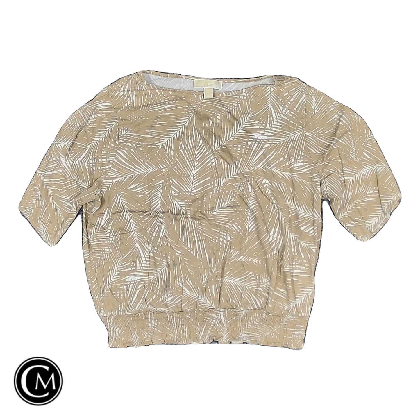 Top Ss By Michael By Michael Kors In Beige, Size: L image 1