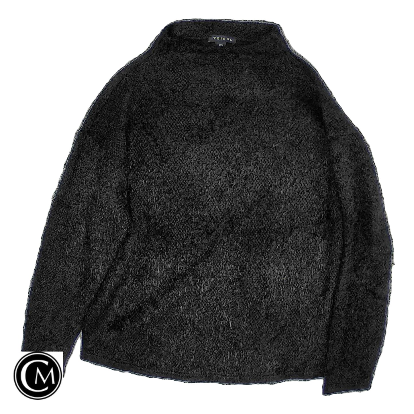 Sweater By Tribal In Black, Size: M image 1