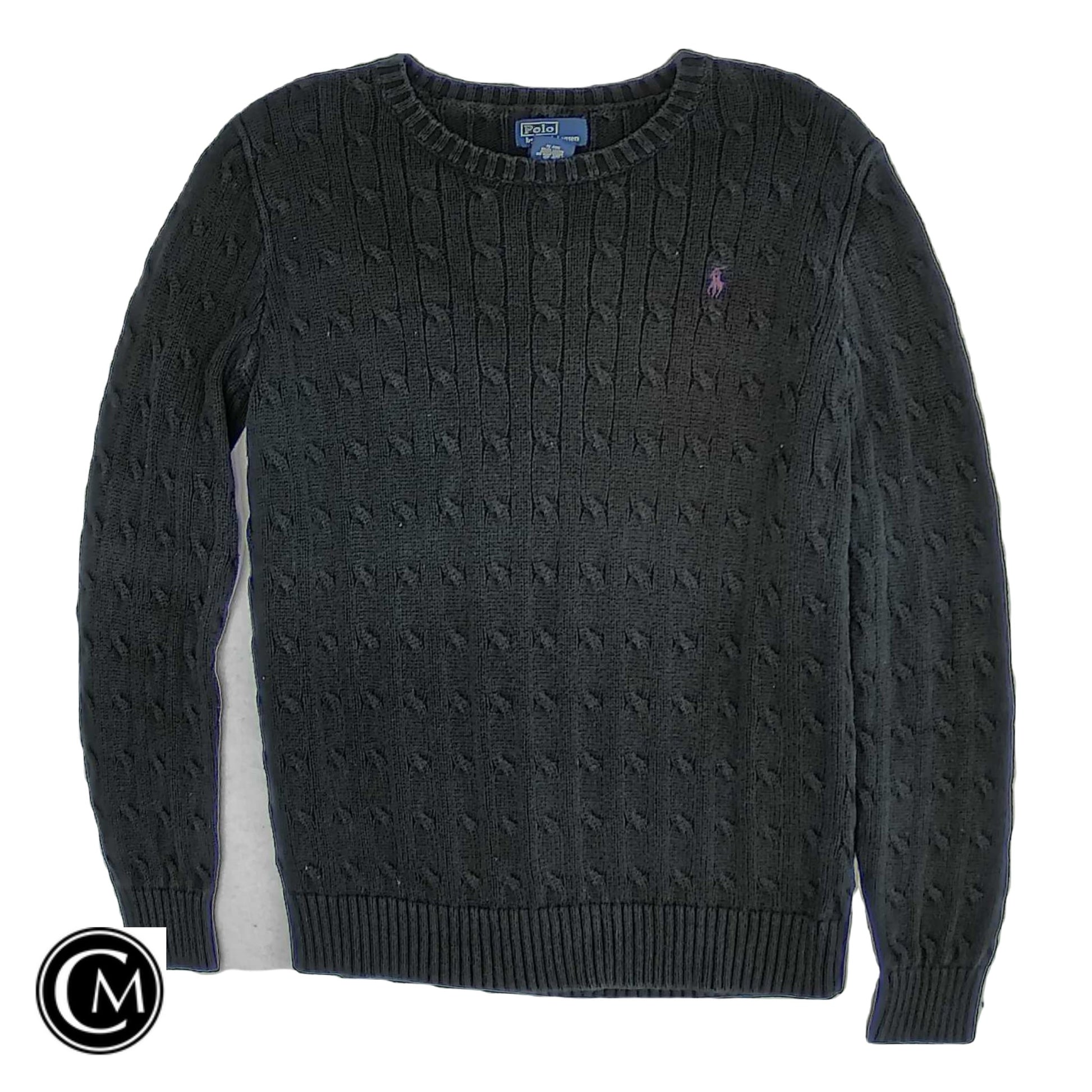 Sweater By Polo Ralph Lauren In Black, Size: L image 1