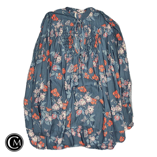 Tunic Ls By Free People In Floral Print, Size: L image 1