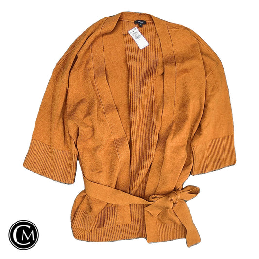 Sweater Cardigan By Express In Orange, Size: L image 1
