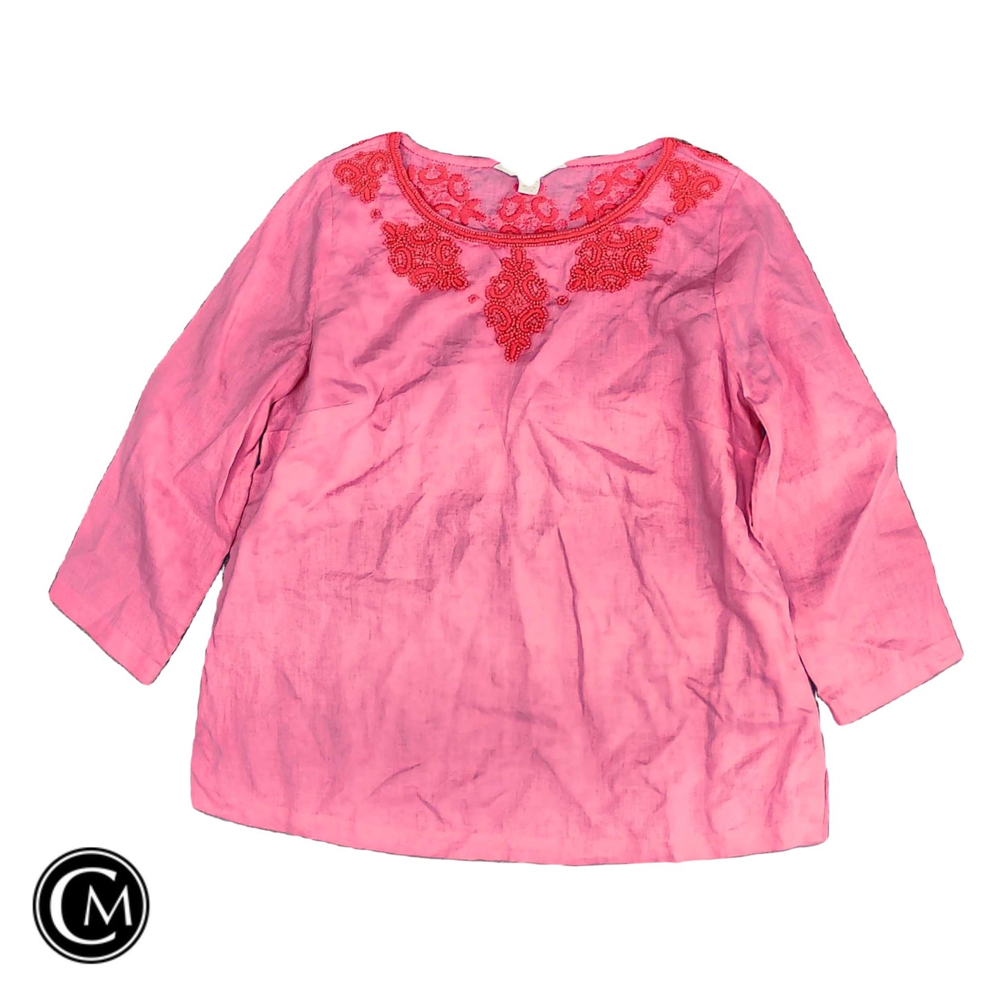 Top Ls By Lilly Pulitzer In Orange & Pink, Size: 12 image 1