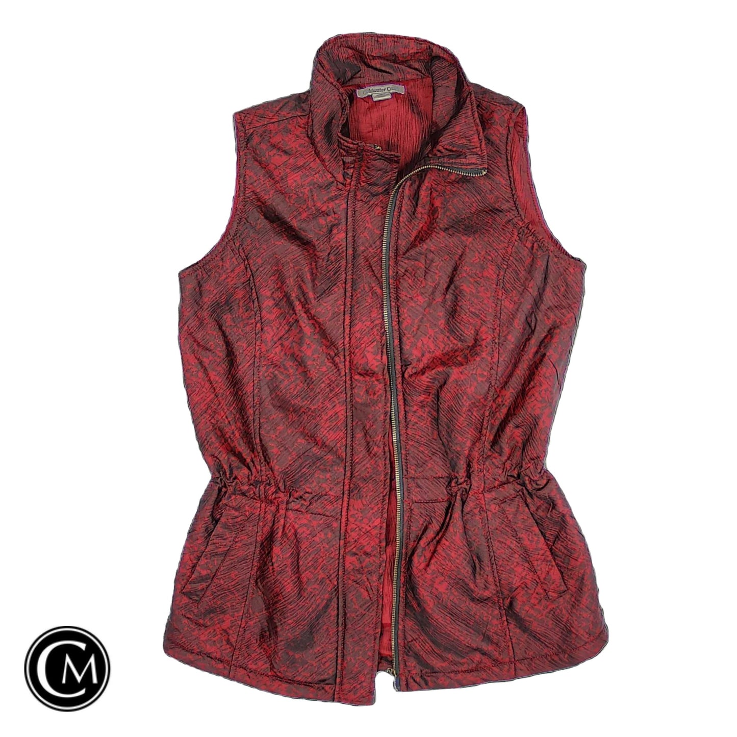 Vest Puffer & Quilted By Coldwater Creek In Maroon, Size: Xs image 1