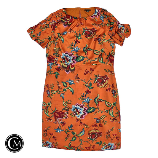 Dress Casual Short By Ann Taylor In Orange, Size: 8p image 1
