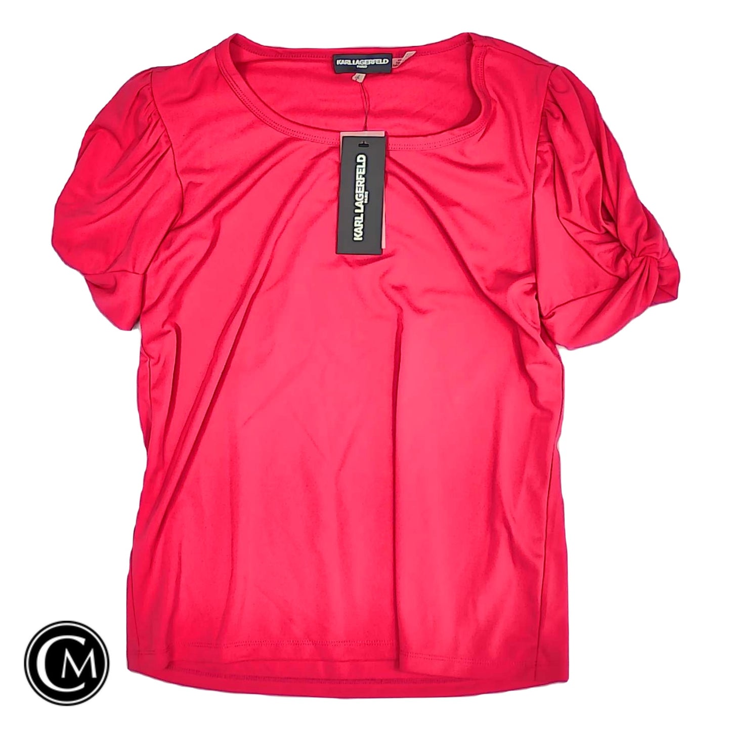 Top Ss Designer By Karl Lagerfeld In Pink, Size: S image 1