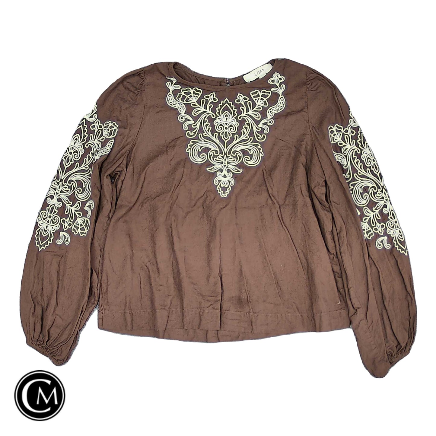 Top Ls By Loft In Brown, Size: Xs image 1