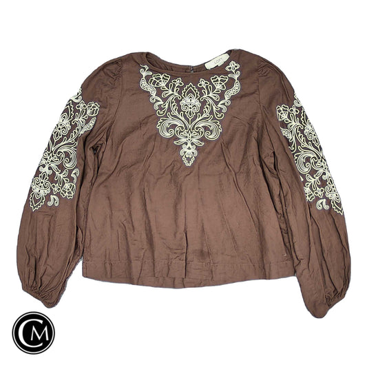 Top Ls By Loft In Brown, Size: Xs image 1