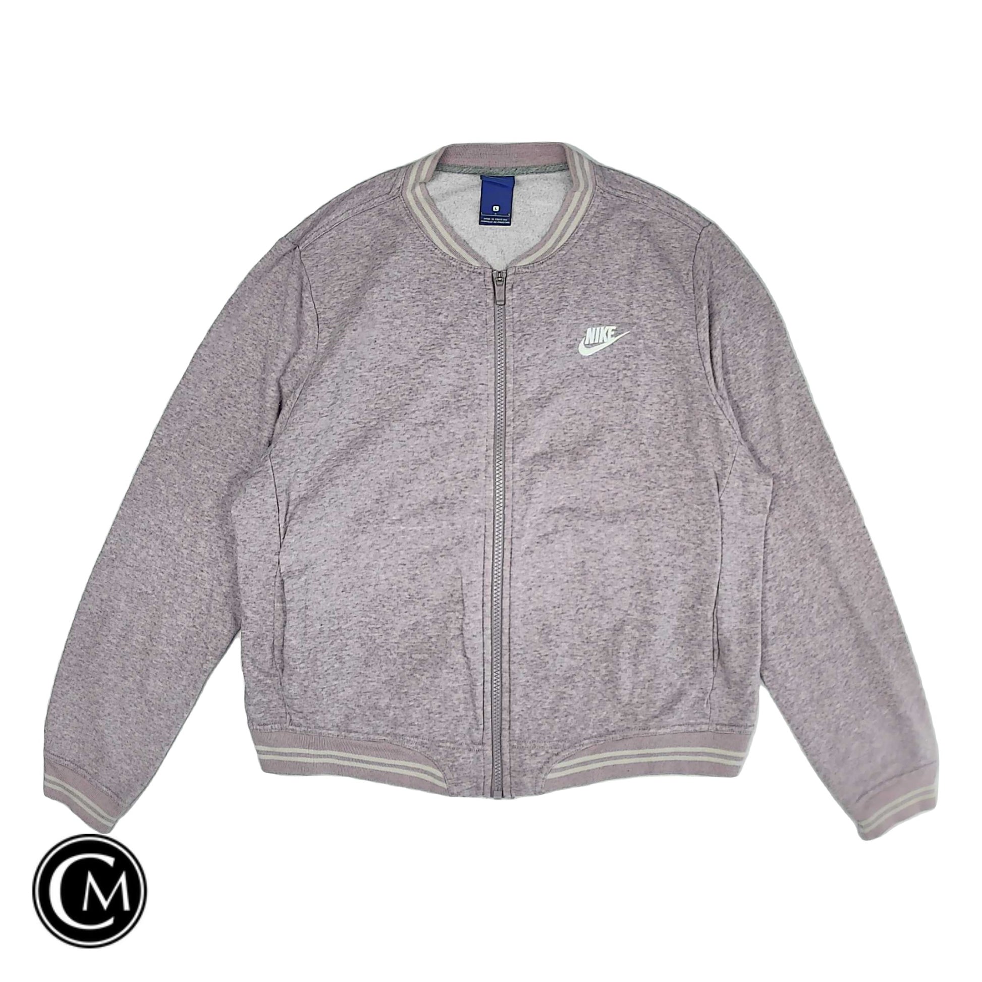 Athletic Jacket By Nike Apparel In Pink, Size: L image 1