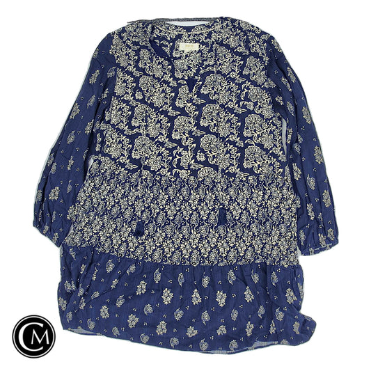 Dress Casual Short By Maeve In Blue, Size: M image 1
