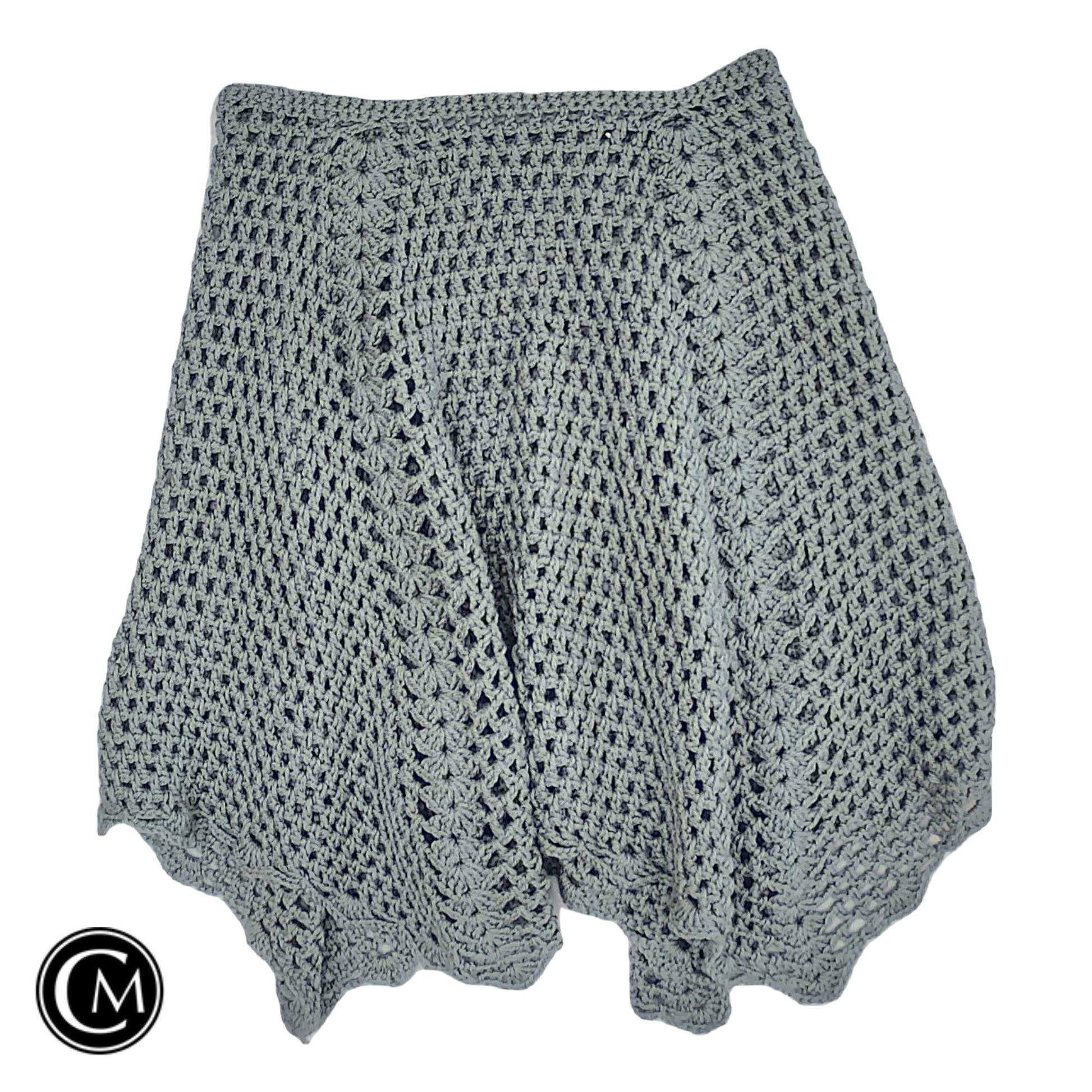 Poncho By Clothes Mentor In Grey, Size: Osfm image 1