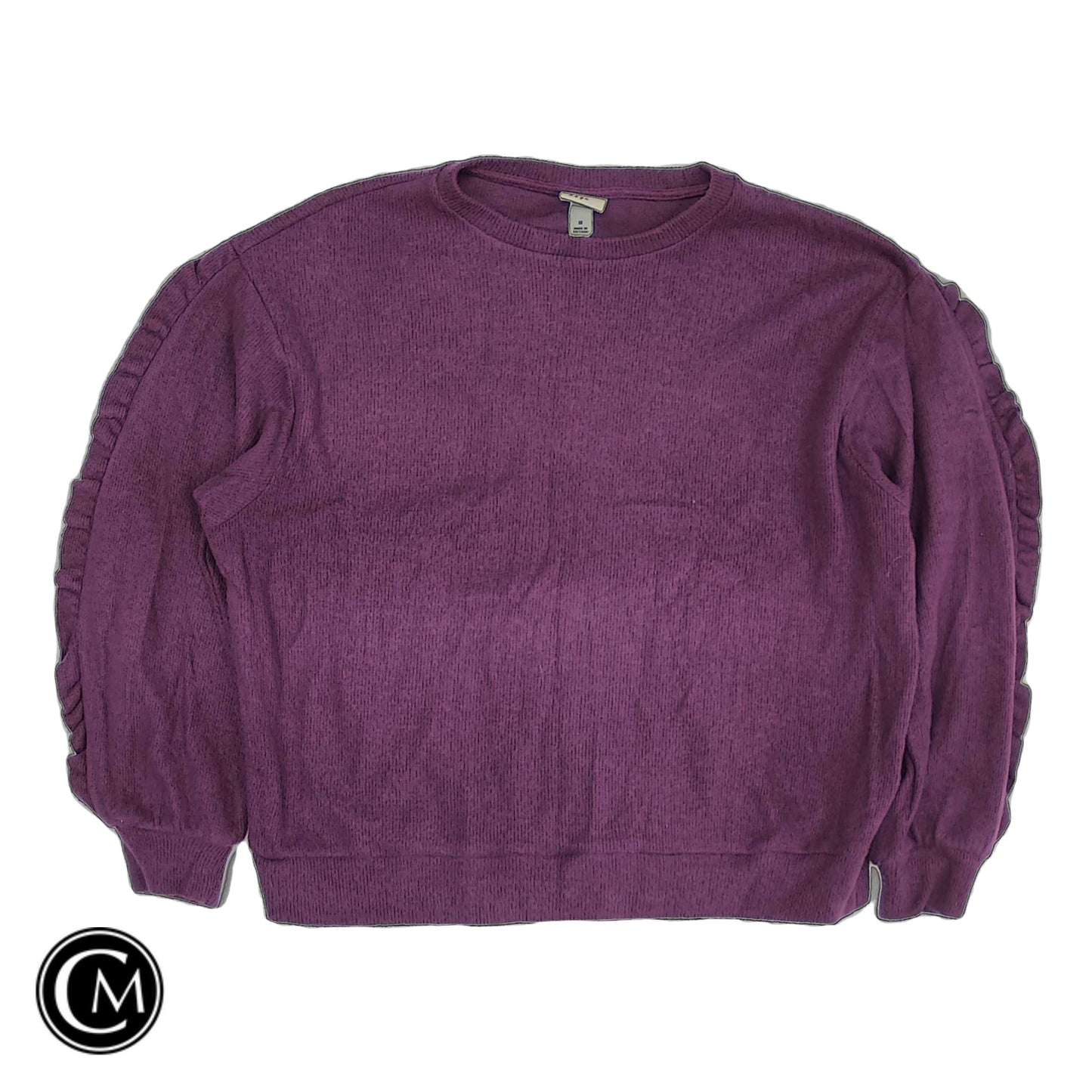Sweater By A New Day In Purple, Size: S image 1